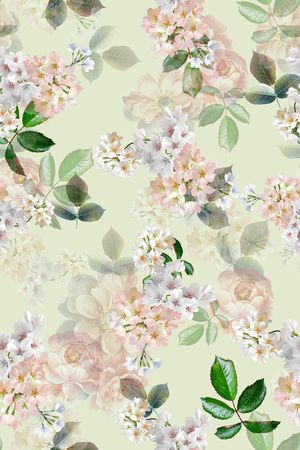 花卉印花花型图片