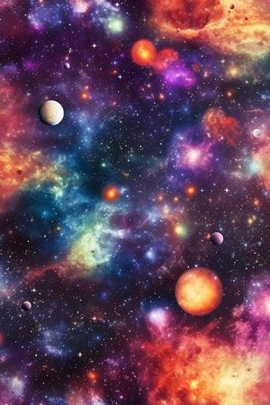 星空印花花型图片
