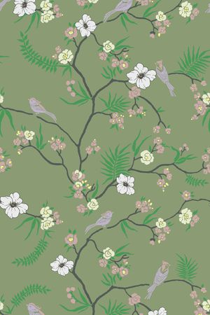 花卉印花花型图片