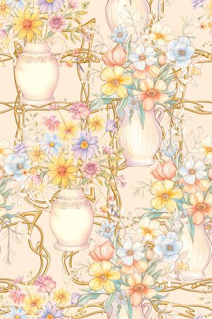 花卉印花花型图片