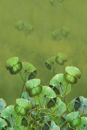 复古印花花型图片