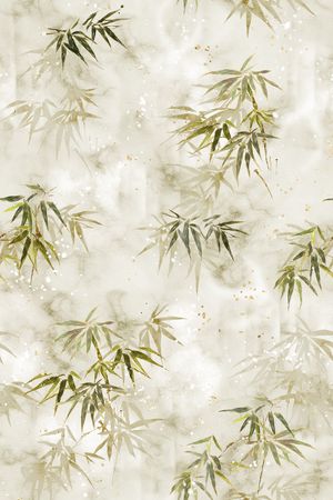 竹子印花花型图片