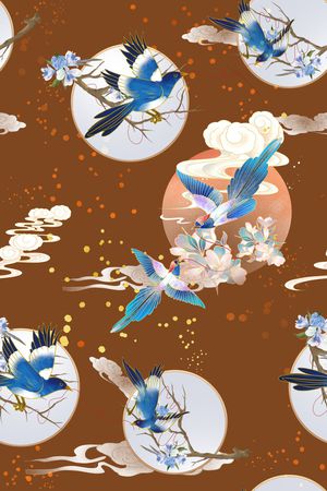民族风印花花型图片