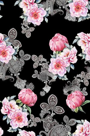 花卉印花花型图片
