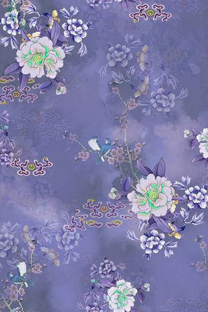 大花印花花型图片