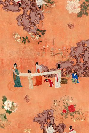 人物印花花型图片