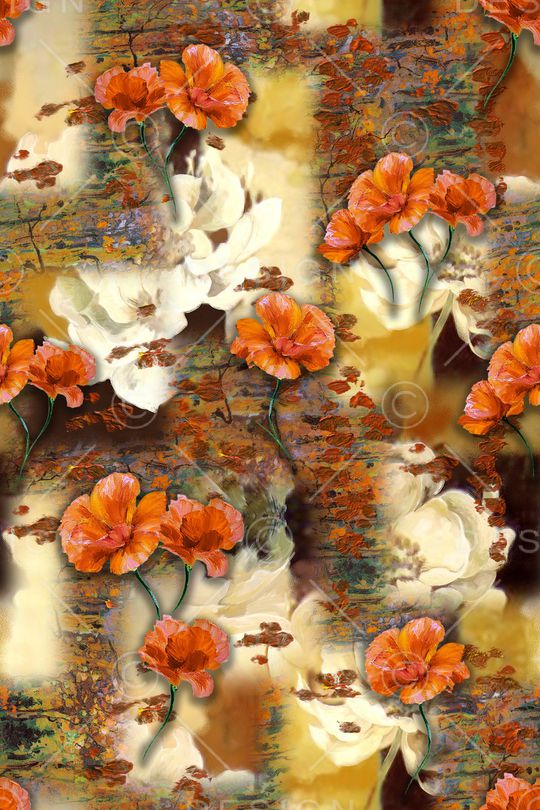 底纹印花花型图片