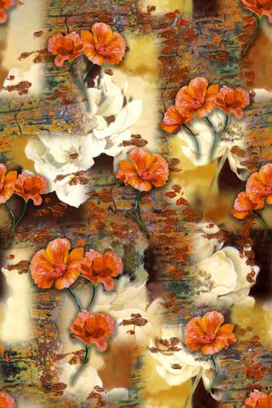 底纹印花花型图片