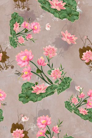 花卉印花花型图片