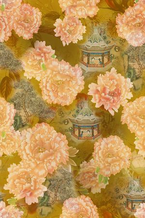 花卉印花花型图片