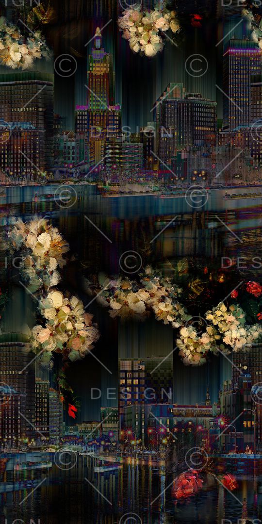 建筑印花花型图片