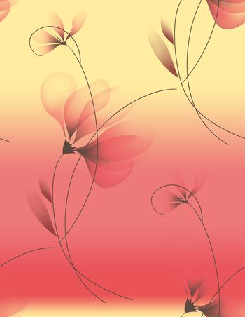 花卉印花花型图片
