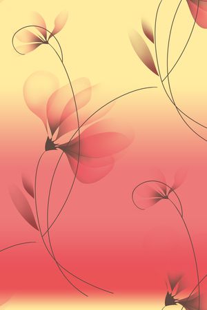 花卉印花花型图片