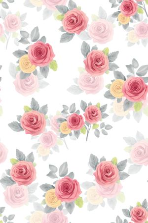 花卉印花花型图片
