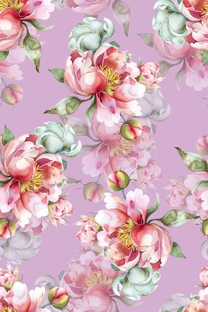 花卉印花花型图片