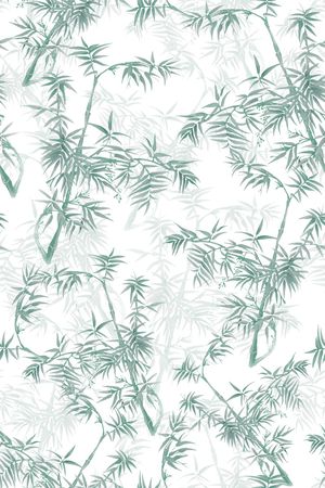 竹子印花花型图片