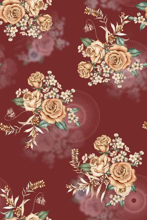 中东印花花型图片