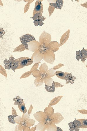 花卉印花花型图片