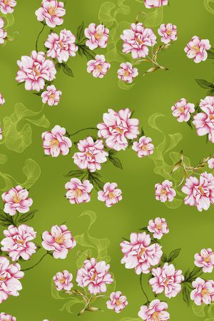跳接印花花型图片