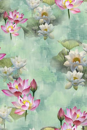 跳接印花花型图片