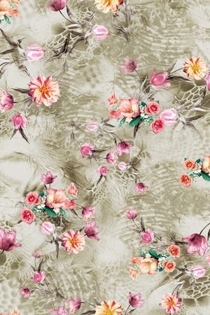 跳接印花花型图片