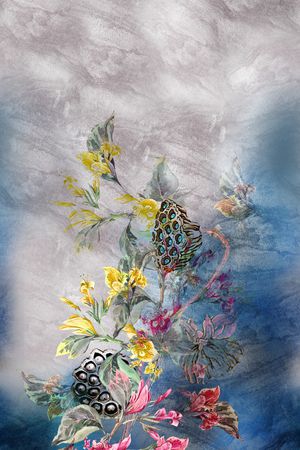花卉印花花型图片