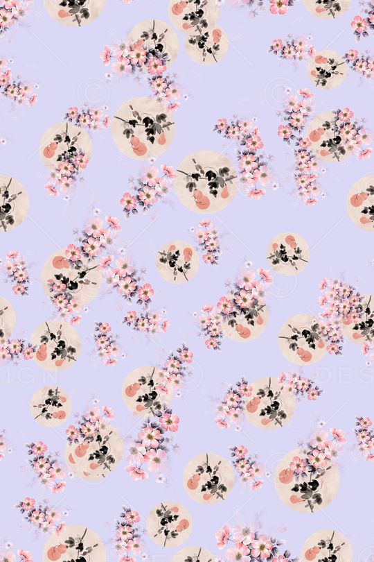 花卉印花花型图片