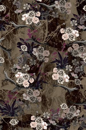数码花型印花花型图片