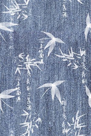 牛仔印花花型图片