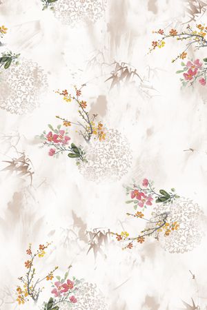 花卉印花花型图片