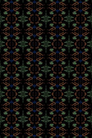 中老年印花花型图片
