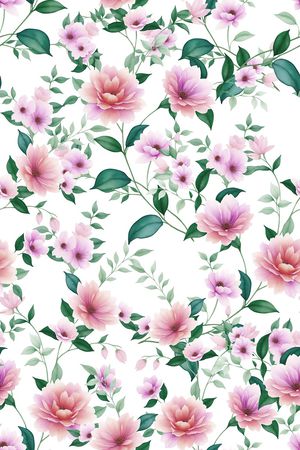 小清新印花花型图片
