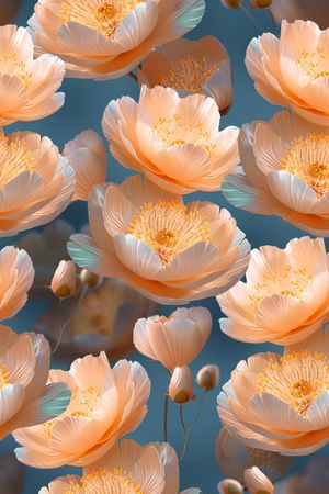 花卉印花花型图片