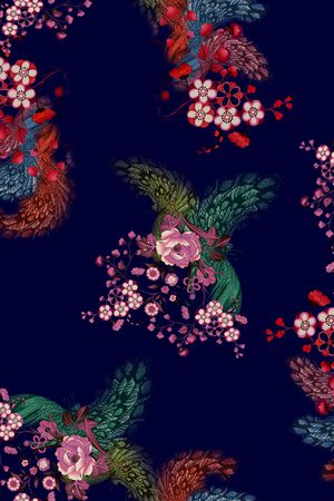 跳接印花花型图片
