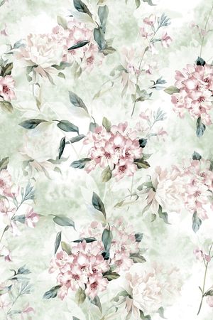 真丝印花花型图片
