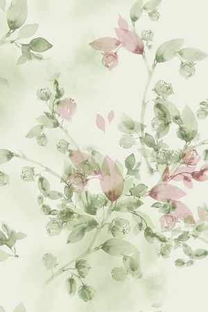 水彩印花花型图片