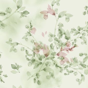 水彩印花花型图片