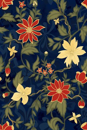 平面花卉印花花型图片