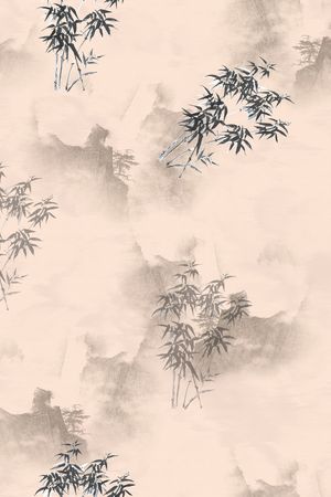竹子印花花型图片