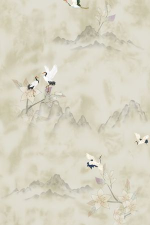 渐变印花花型图片