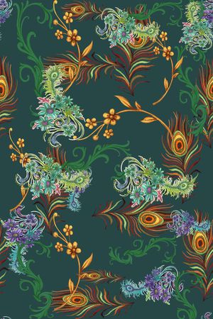花卉印花花型图片