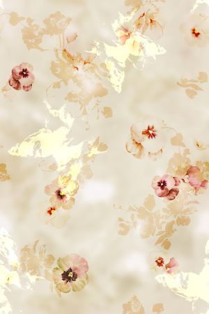 花卉印花花型图片