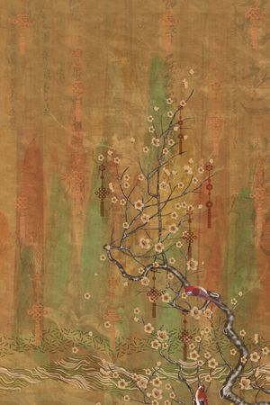 树枝印花花型图片