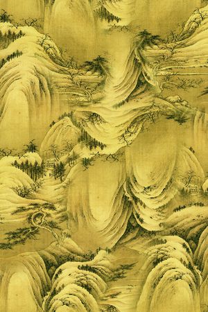 山水印花花型图片