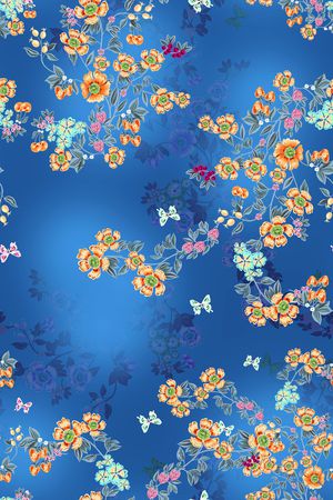 花卉印花花型图片