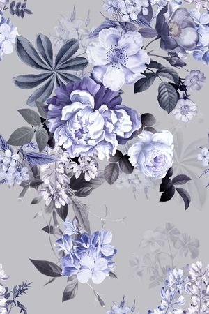 花卉印花花型图片