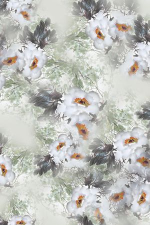 香云纱印花花型图片