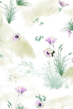 花卉印花花型图片