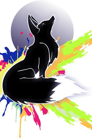 狐狸印花花型图片