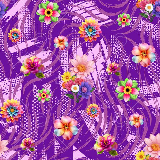 底纹印花花型图片